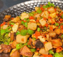 Spicy Chicken with Green Peppers