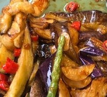 Eggplant and Green Bean Stir-Fry