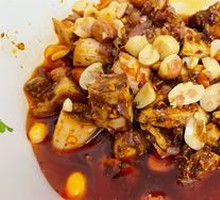 Spicy Rabbit Dice Salad