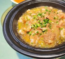 Garlic Shrimp with Rice Noodles