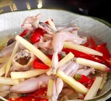 Sichuan Frog with Young Ginger