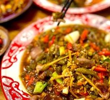 Sour Spicy Chicken Offal Stir-fry