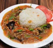 Fish-Flavored Shredded Pork Rice Bowl