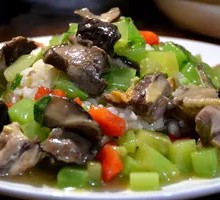 Chicken and Mushroom Rice Bowl