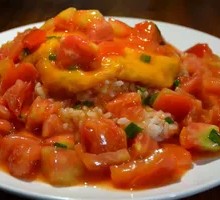 Tomato and Egg Rice Bowl