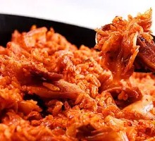 Spicy Kimchi Pork Fried Rice