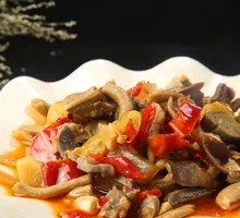 Old Lady's Fermented Chili Chicken Offal Stir-fry