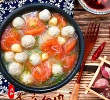 Tomato and Meatball Soup