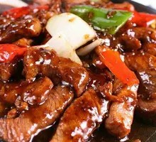 Black Pepper Beef Strips