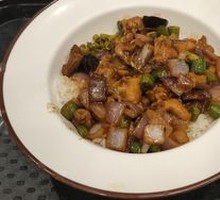 Pan-fried Chicken Rice Bowl