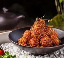 Black Vinegar Duck Liver Balls