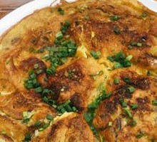 Oyster omelette