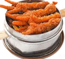 Braised Chicken Feet with Tiger Skin