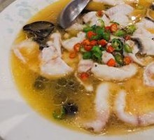 Thick Soup with Monkfish Slices