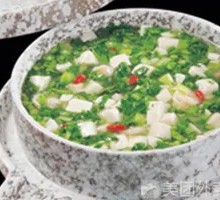 Spinach Tofu Shrimp