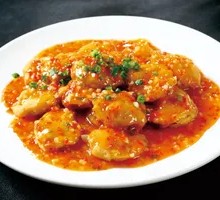 Fish-Flavored Eggplant Patties