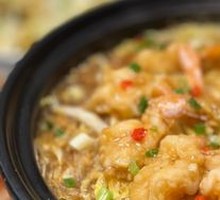 Garlic Shrimp with Rice Noodles