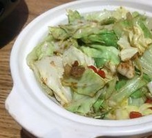 Shredded Oil渣 with Bok Choy