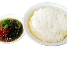 Tofu Pudding with Dipping Sauce