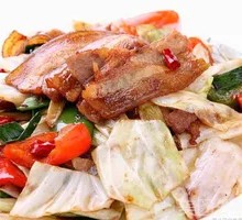 Sautéed Pork with Bok Choy