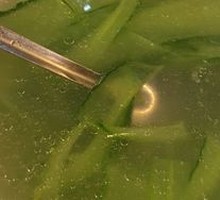 Cucumber and Century Egg Soup
