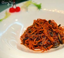 Cordyceps Mushroom and Eel Salad