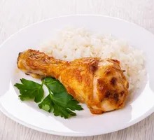 Fresh Braised Chicken Leg Rice