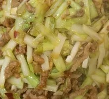 Shredded Pork with Leek Greens