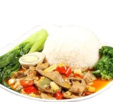 Pork Liver Rice Bowl