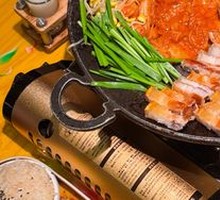 Thick Grilled Pork Belly Kimchi Hot Pot