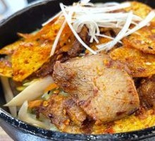 Grilled Meat Stone Pot Rice