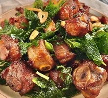 Mint Fried Spare Ribs