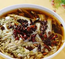 Sour-Spicy Napa Cabbage