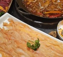 Fresh Duck Intestine with Vegetables