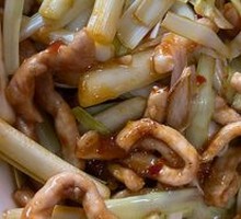 Shredded Pork with Leek Greens