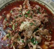 Sichuan-style Spicy Tender Lamb in Boiling Sauce