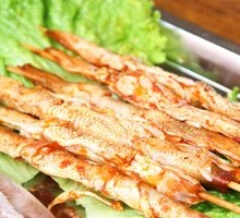 Grilled Chicken Tendon Skewers