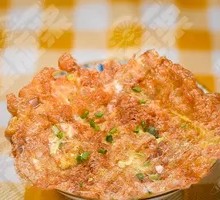 Golden Stringy Fried Egg