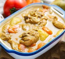Braised Chicken with Fresh Taro