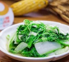 Garlic Stir-fried Baby Bok Choy