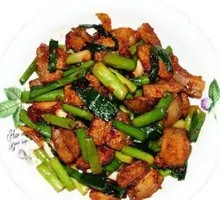 Garlic Sprout and Vermicelli Stir-fry