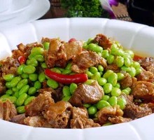 Private Family Green Bean Stew with Native Goose