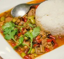Kung Pao Chicken Rice