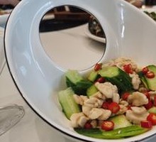 Cucumber with Walnut Kernels