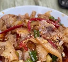 Cold-mixed pig's head meat