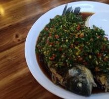 Cold-mixed crucian carp