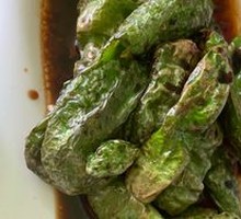Braised Green Pepper with Tiger Stripes