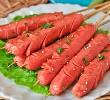 Fried Hot Dog Sausage