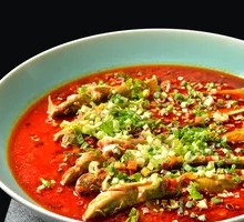 Red Soup Mandarin Fish