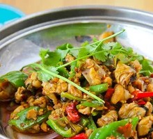 Spicy Frog Legs in Dry Pot
